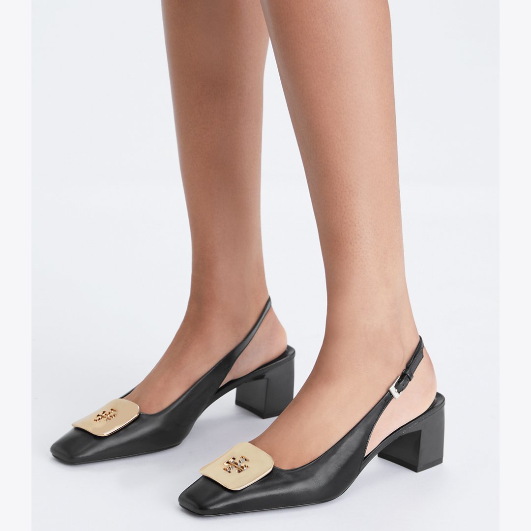 Tory Burch Georgia Slingback PERFECT BLACK