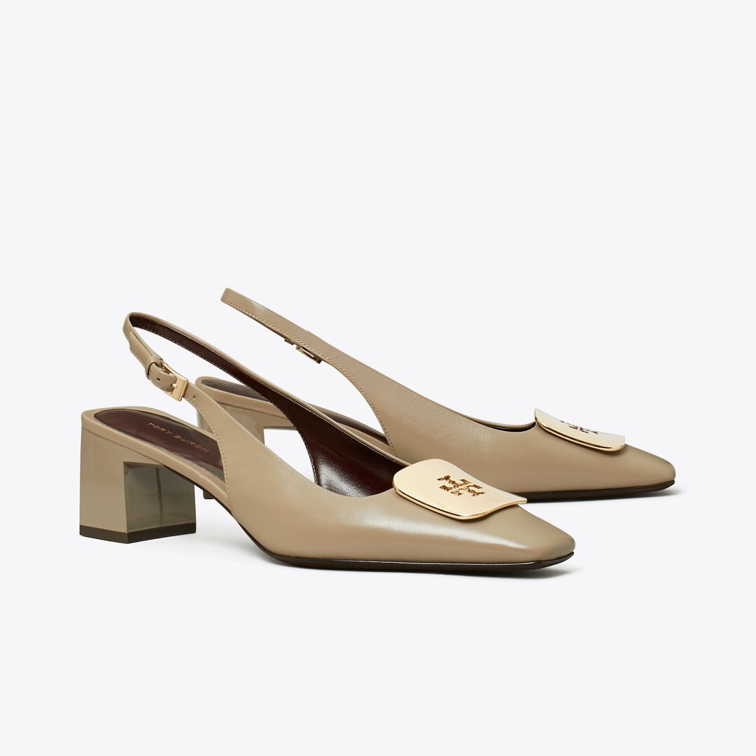 Tory Burch Georgia Slingback ECRU