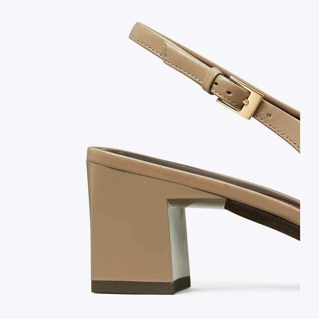 Tory Burch Georgia Slingback ECRU