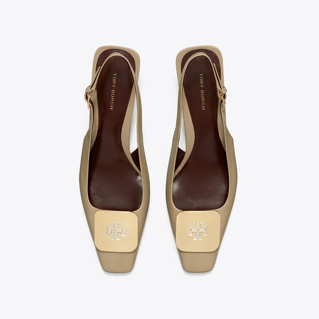 Tory Burch Georgia Slingback ECRU
