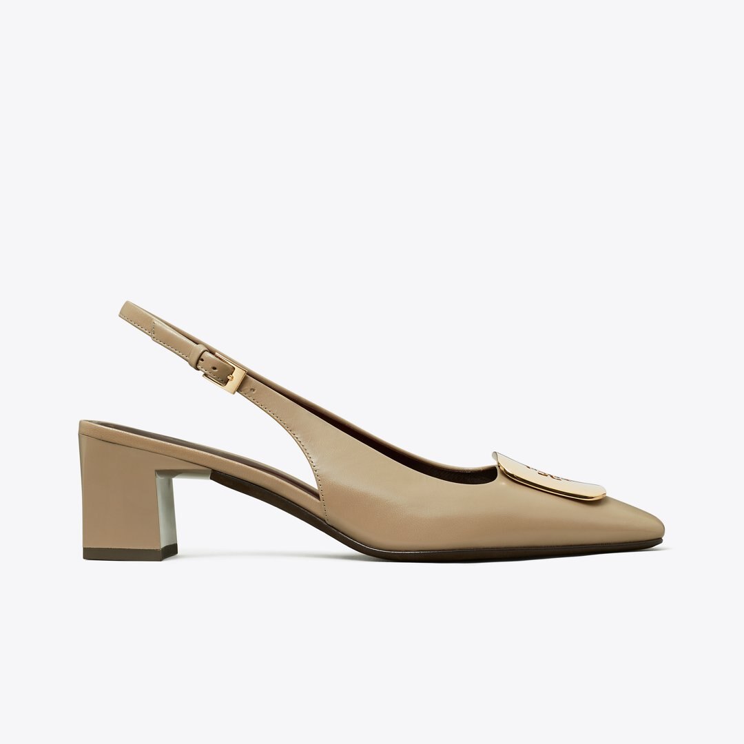 Tory Burch Georgia Slingback ECRU