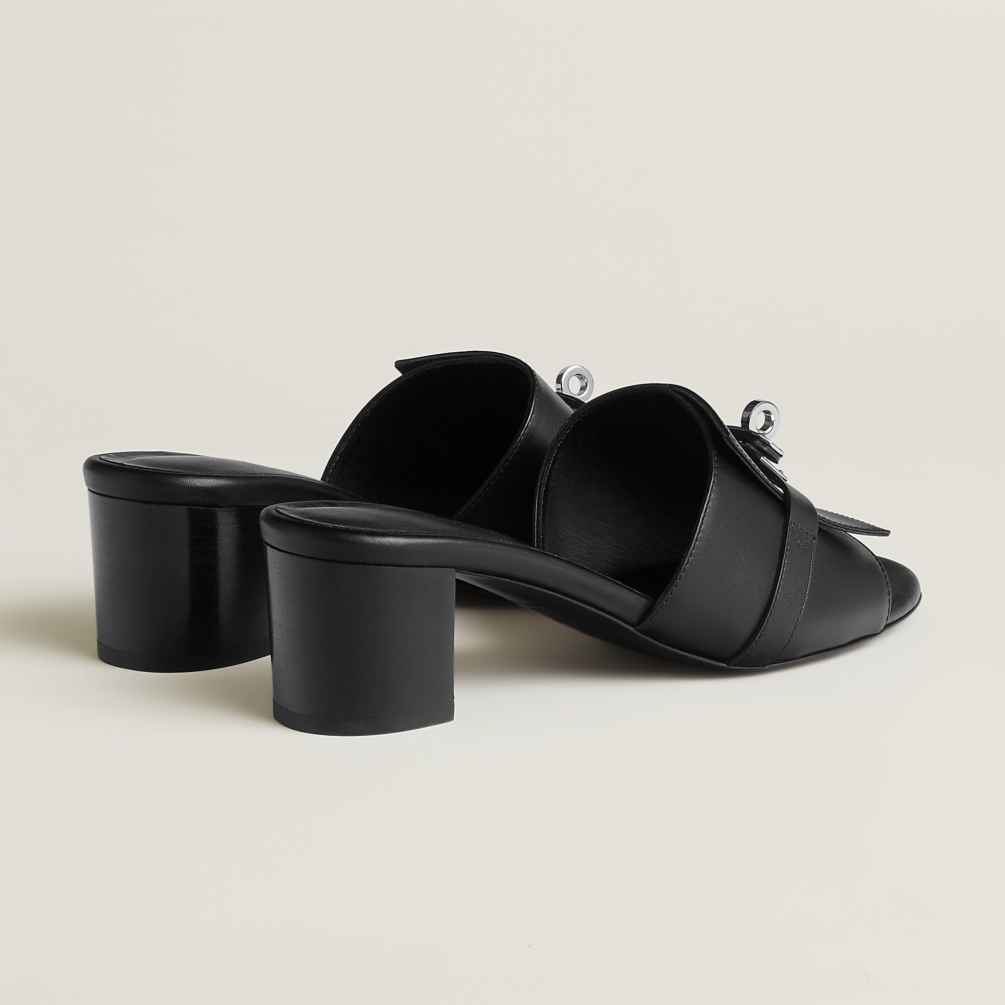 Hermes Gigi 50 Sandal Noir