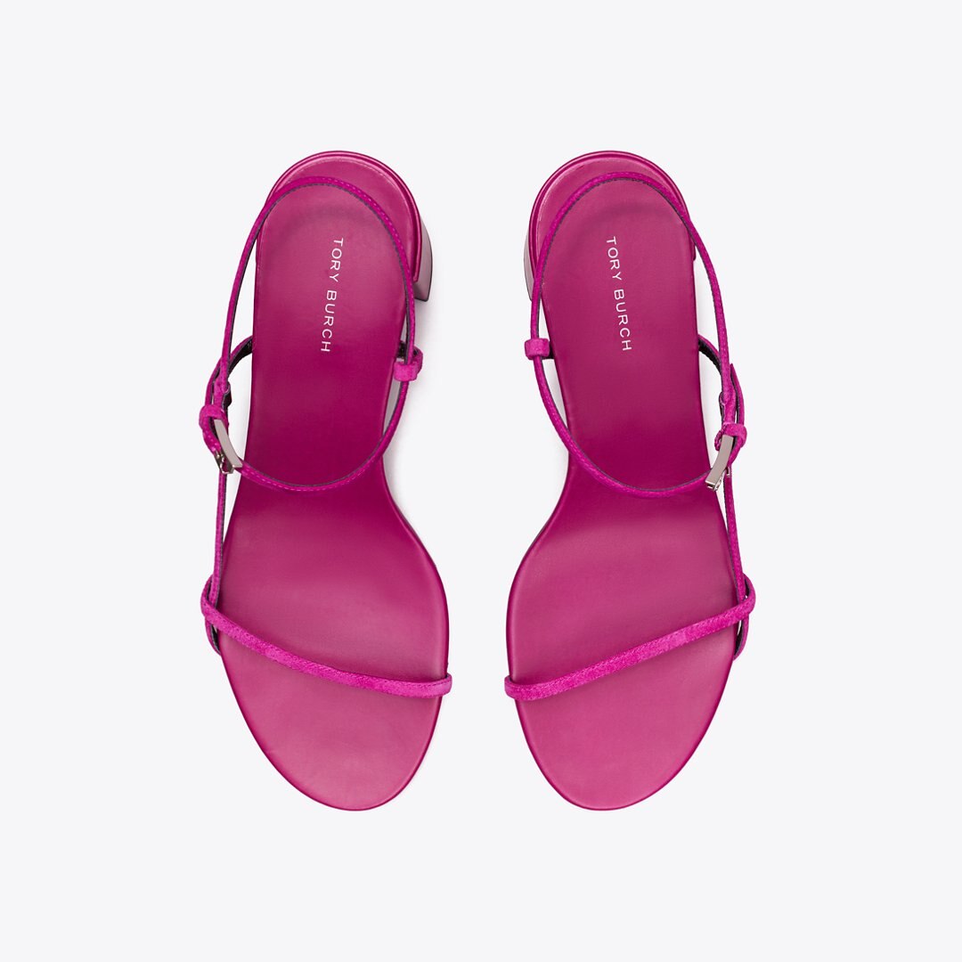 Tory Burch Gigi Heeled Sandal FUSCHIA PINK