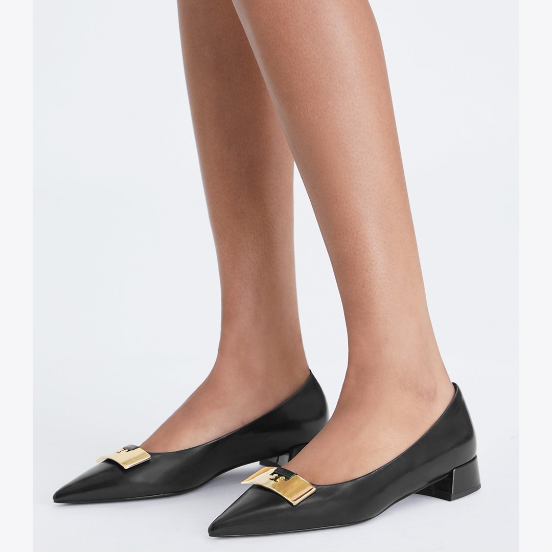 Tory Burch Gigi Petite Pump PERFECT BLACK / GOLD