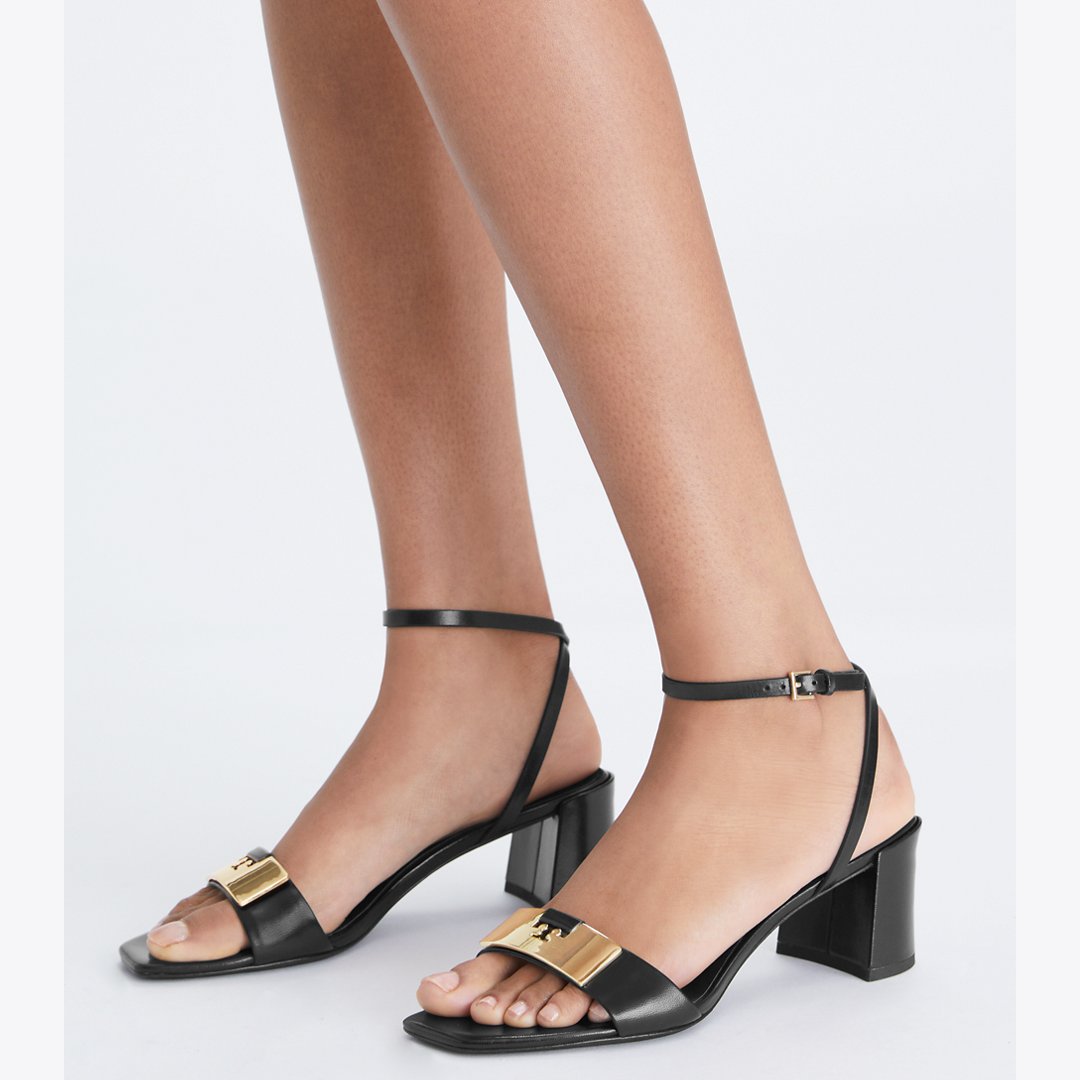 Tory Burch Gigi Sandal PERFECT BLACK / GOLD