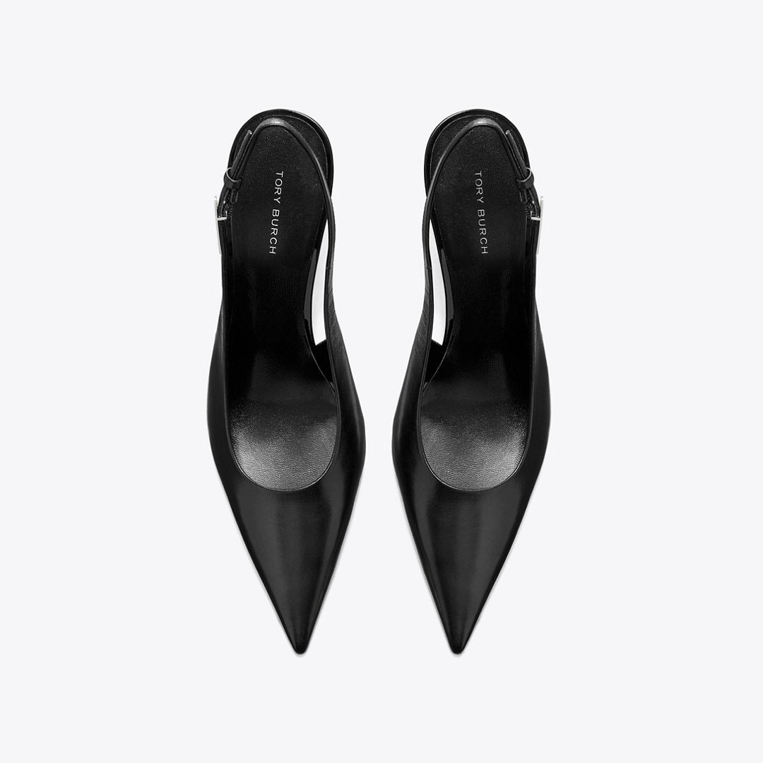 Tory Burch Gigi Slingback Wedge PERFECT BLACK