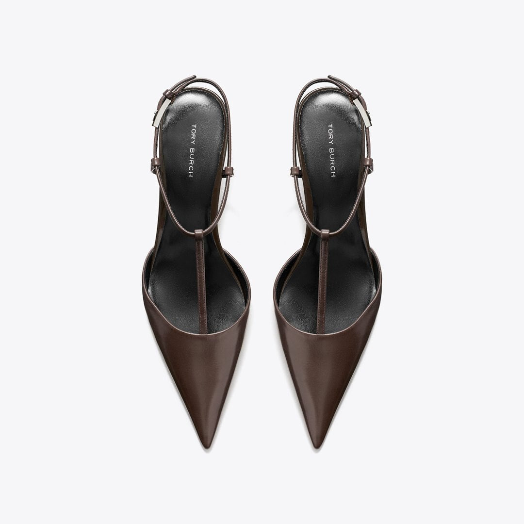 Tory Burch Gigi T-Strap Wedge Cocoa