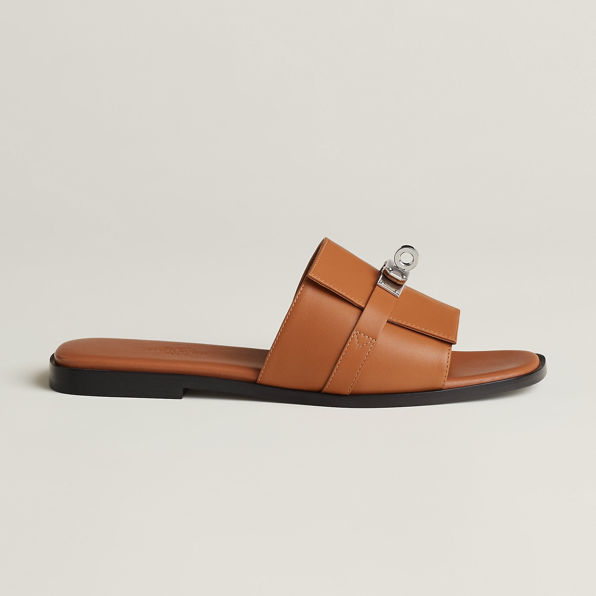 Hermes Giulia Sandal Naturel