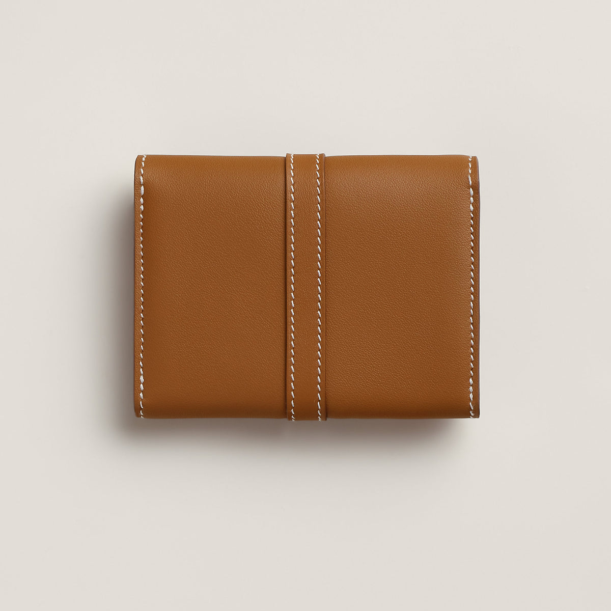 Hermes Glenan Compact Wallet Gold