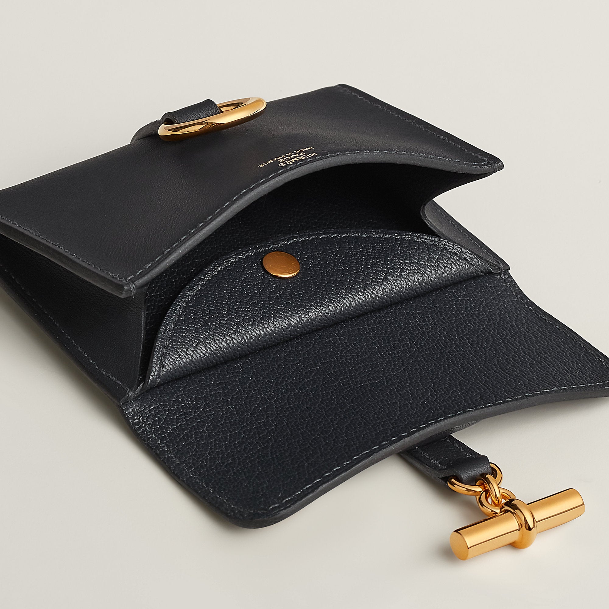 Hermes Glenan Compact Wallet Caban