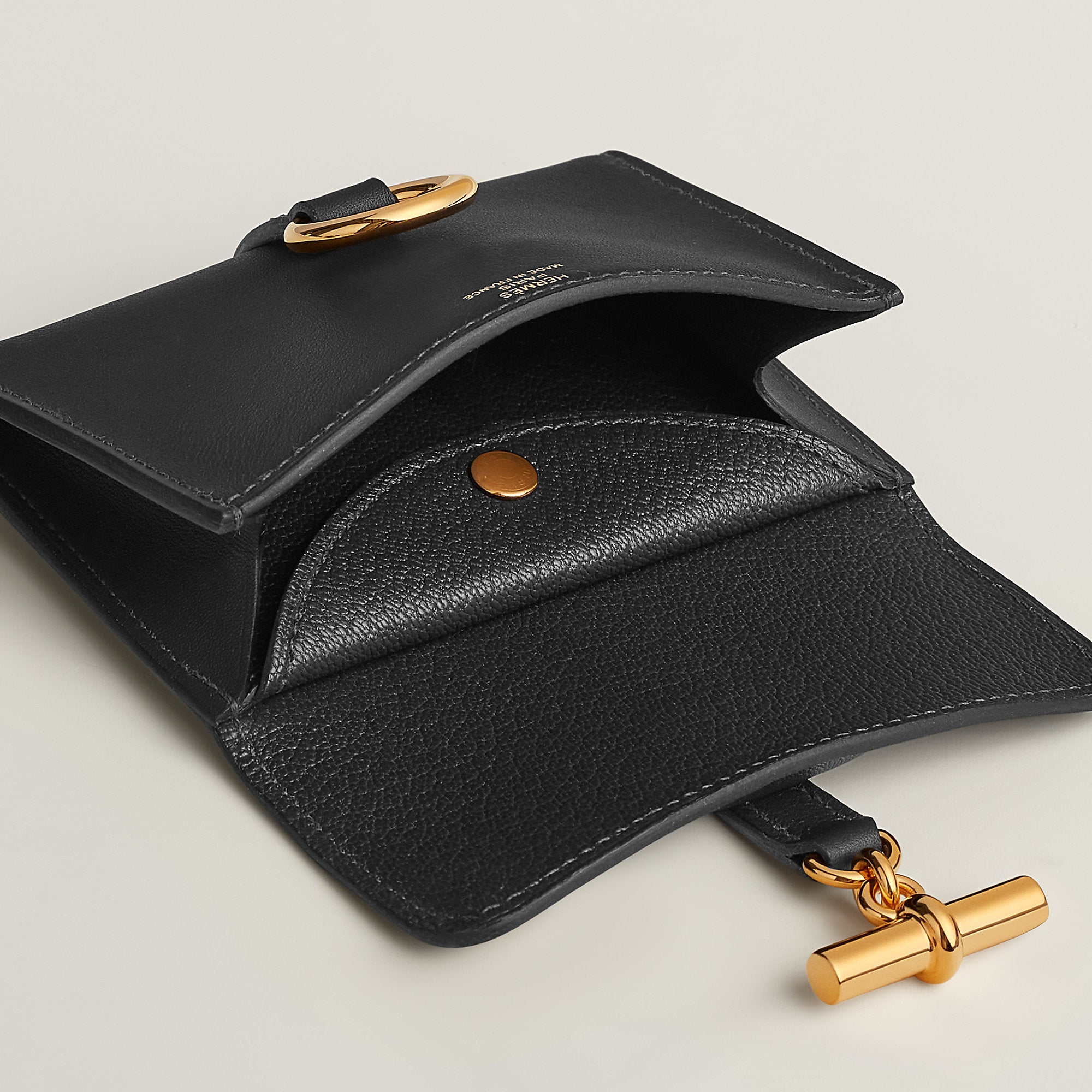 Hermes Glenan Compact Wallet Noir