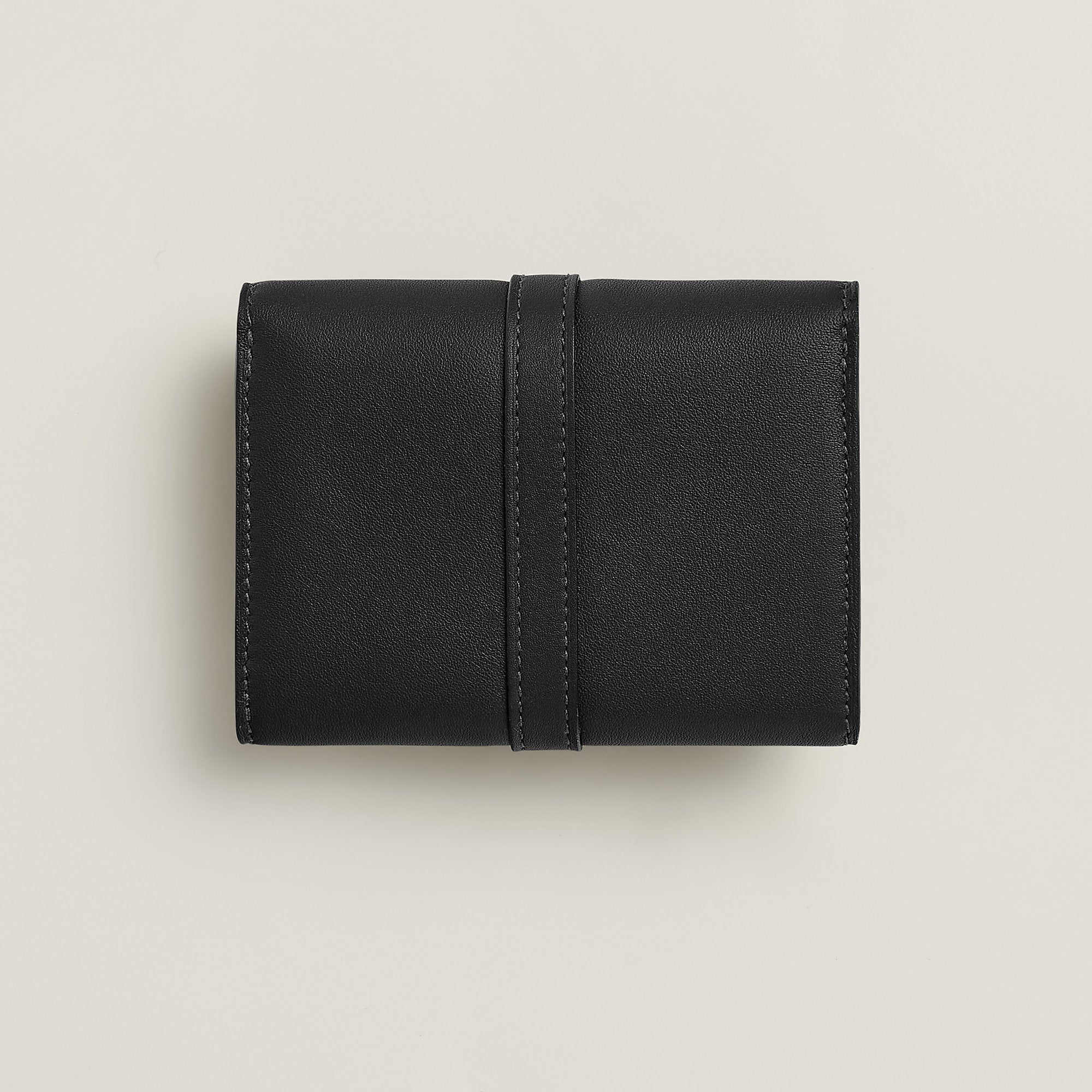 Hermes Glenan Compact Wallet Noir