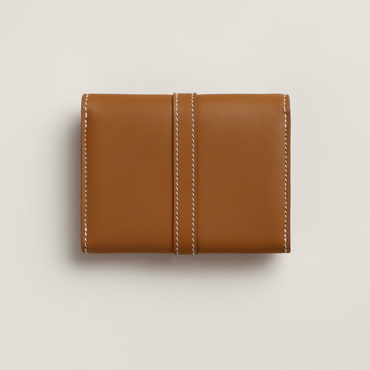 Hermes Glenan Compact Wallet Gold