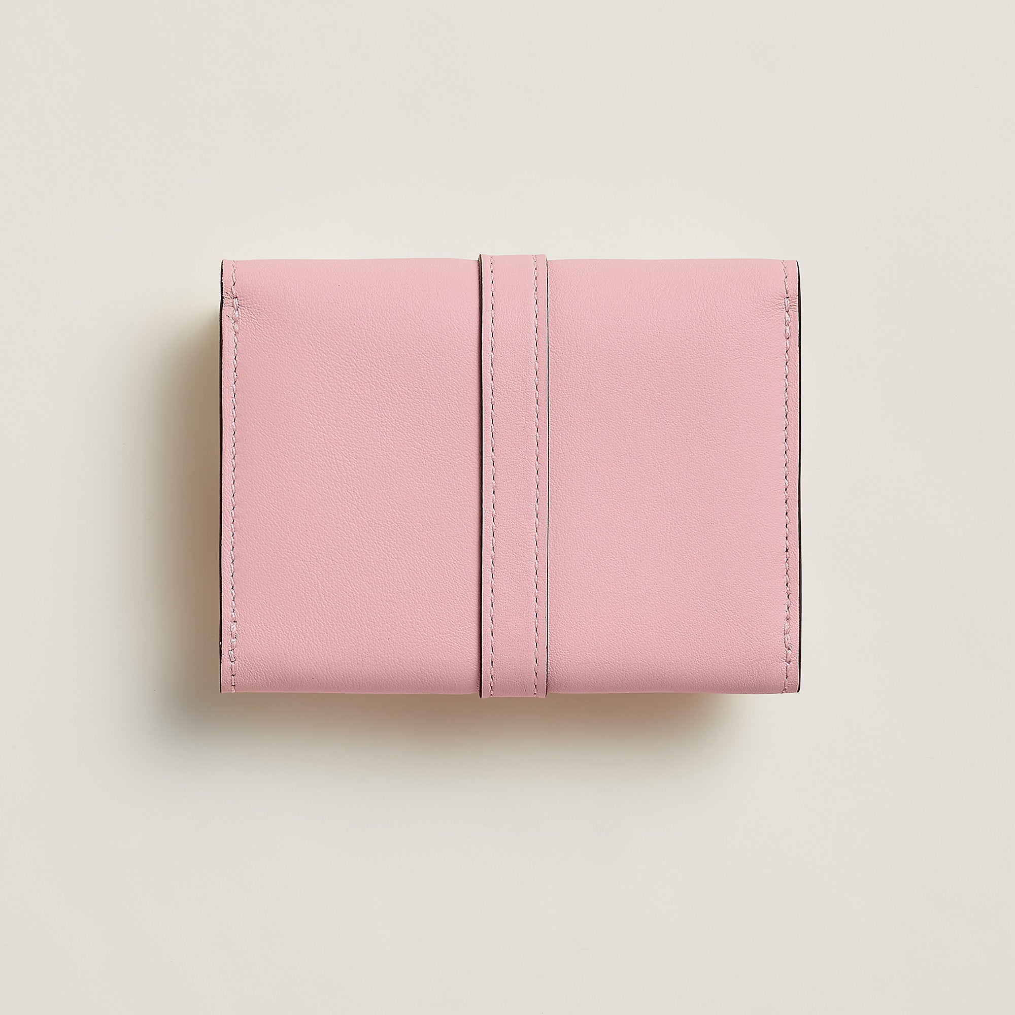 Hermes Glenan Compact Wallet Rose Sakura
