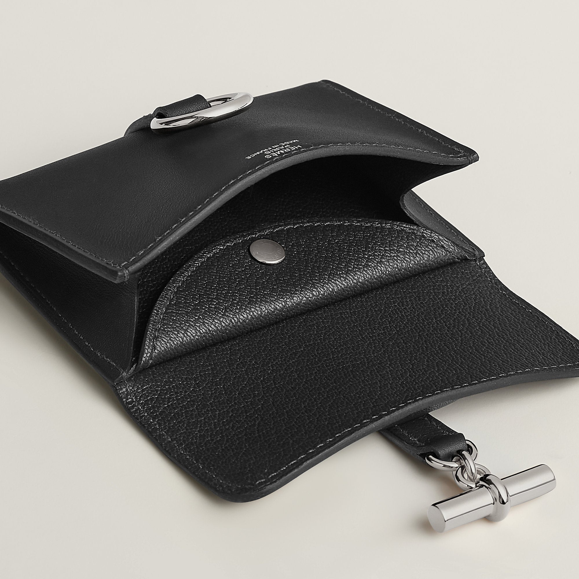 Hermes Glenan Compact Wallet Noir