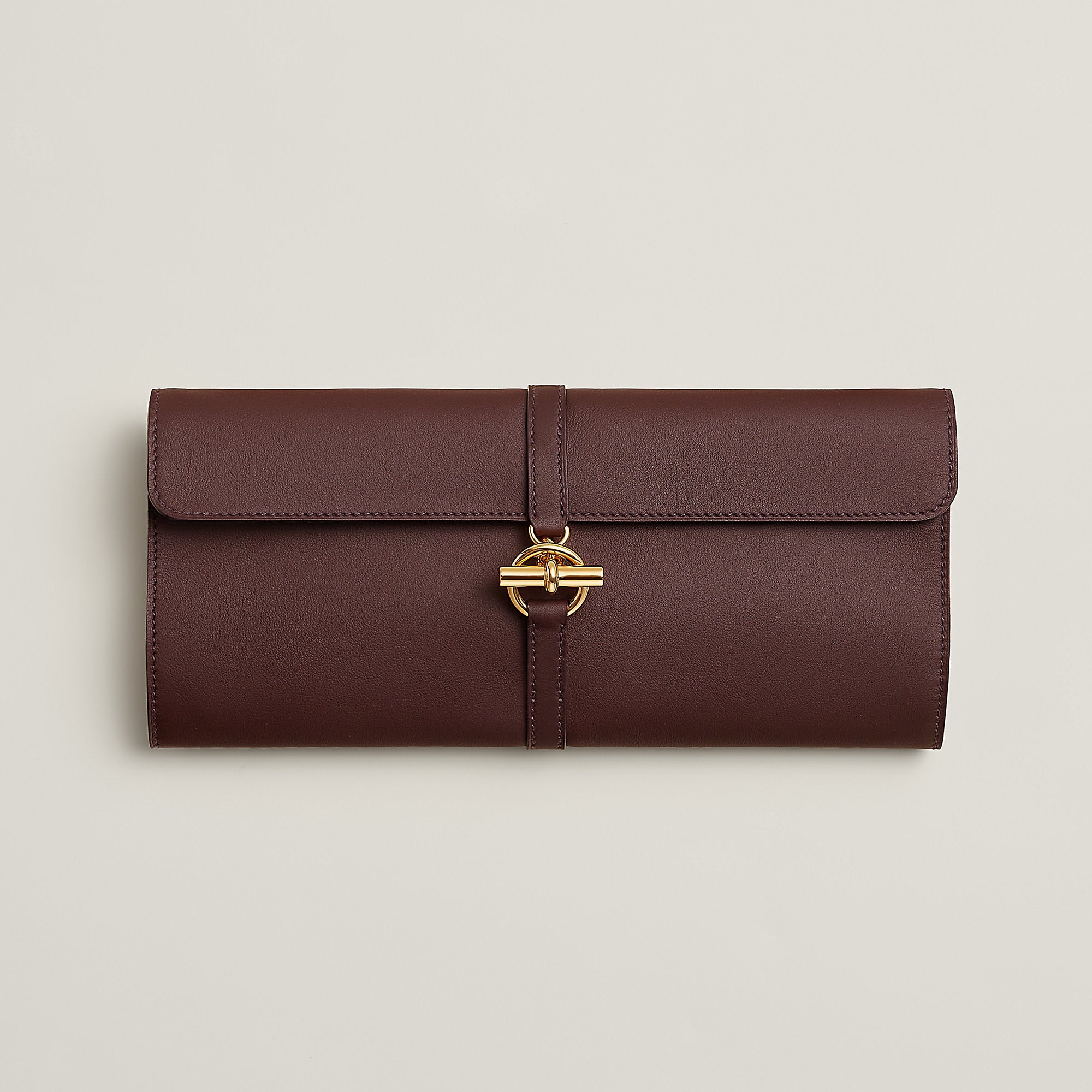 Hermes Glenan Pouch Rouge Sellier