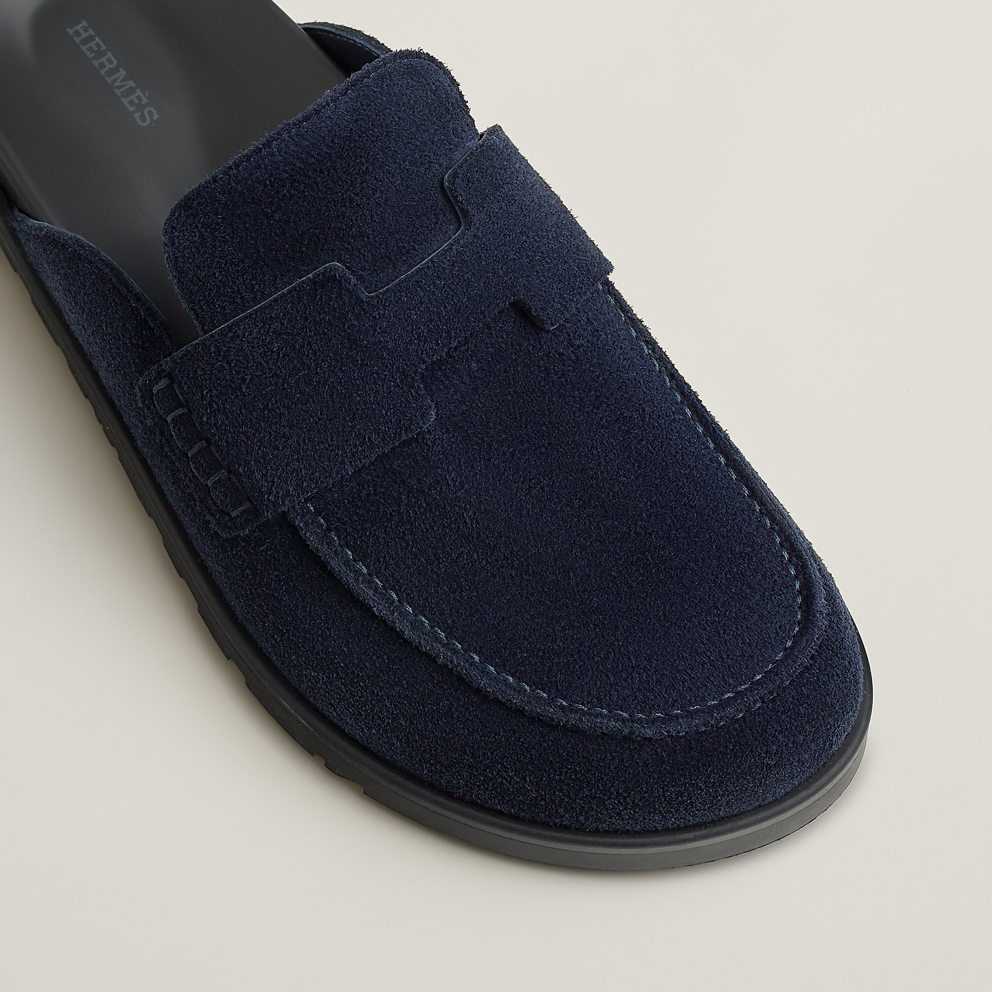 Hermes Go Mule Bleu Ocan