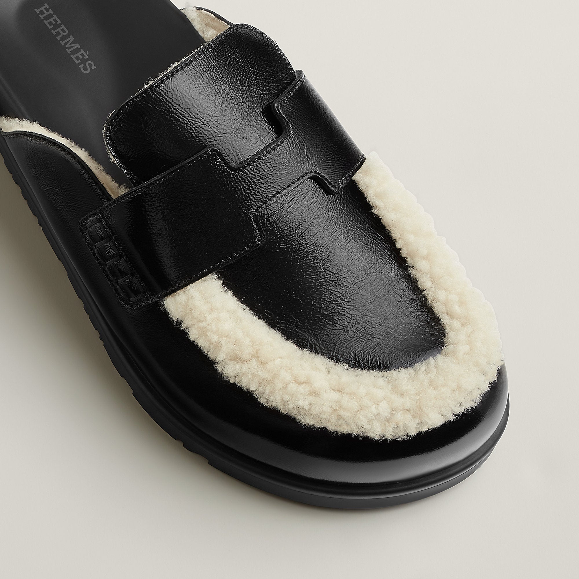 Hermes Go Mule Noir