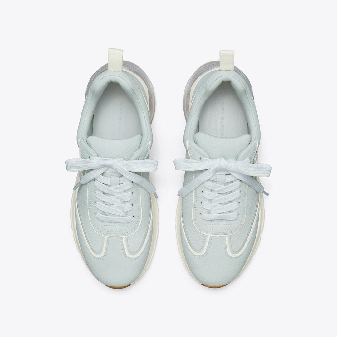Tory Burch Good Luck Trainer POWDER BLUE / BIANCO