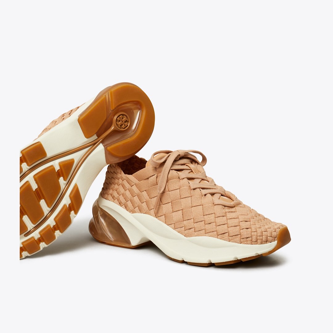 Tory Burch Good Luck Woven Trainer VINTAGE BLUSH