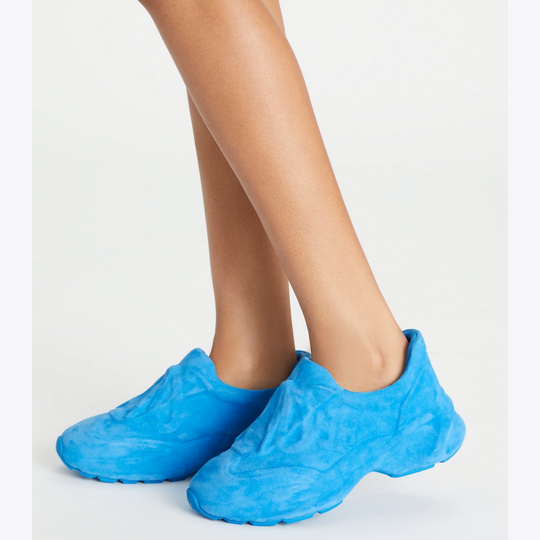 Tory Burch Good Luck X-Ray Trainer CAVE BLUE