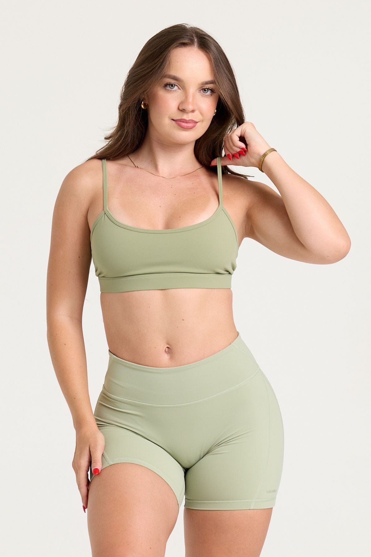 YoungLA W351 - Legacy Sports Bra Sage Green