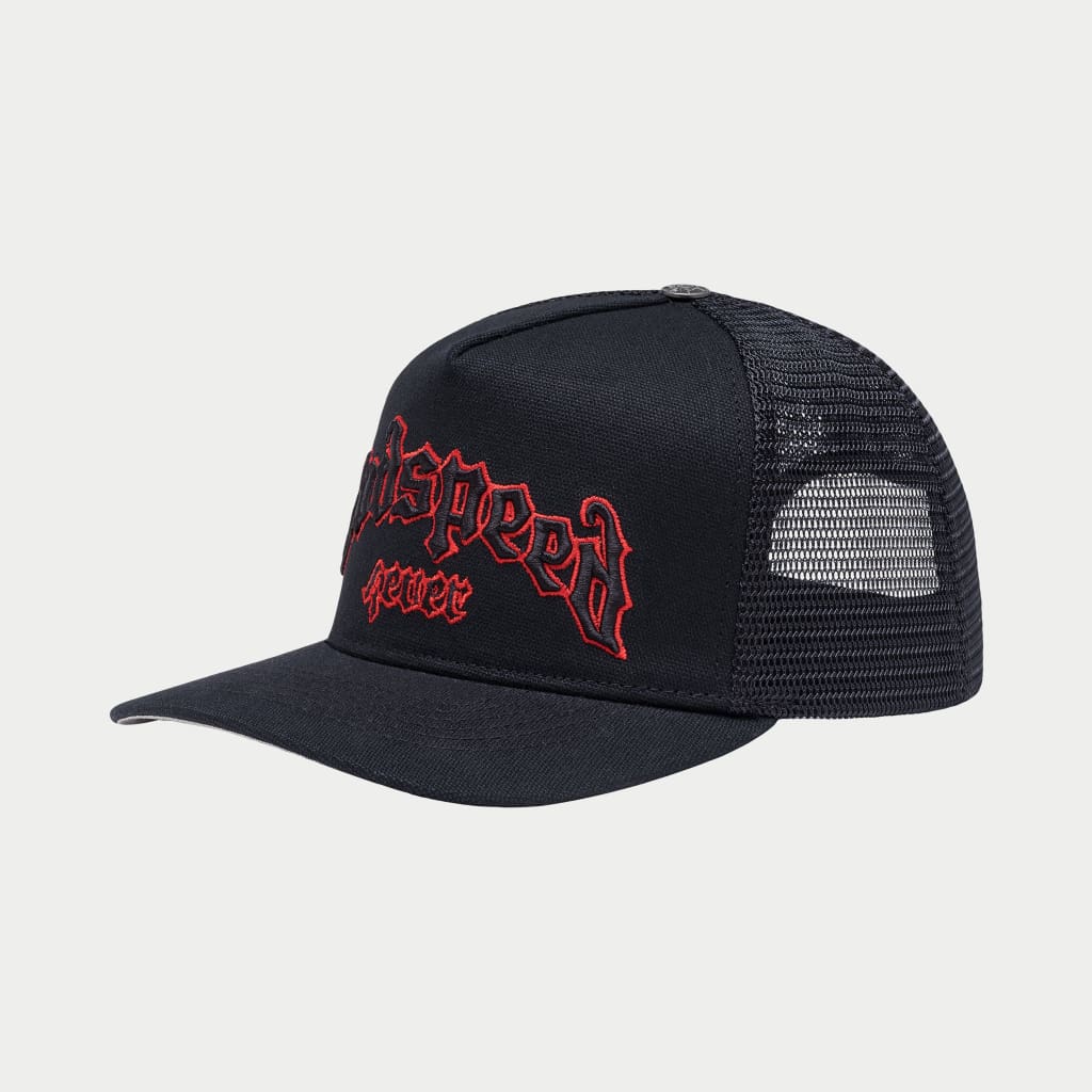 Godspeed GS Forever Trucker HAT (Black / Red)