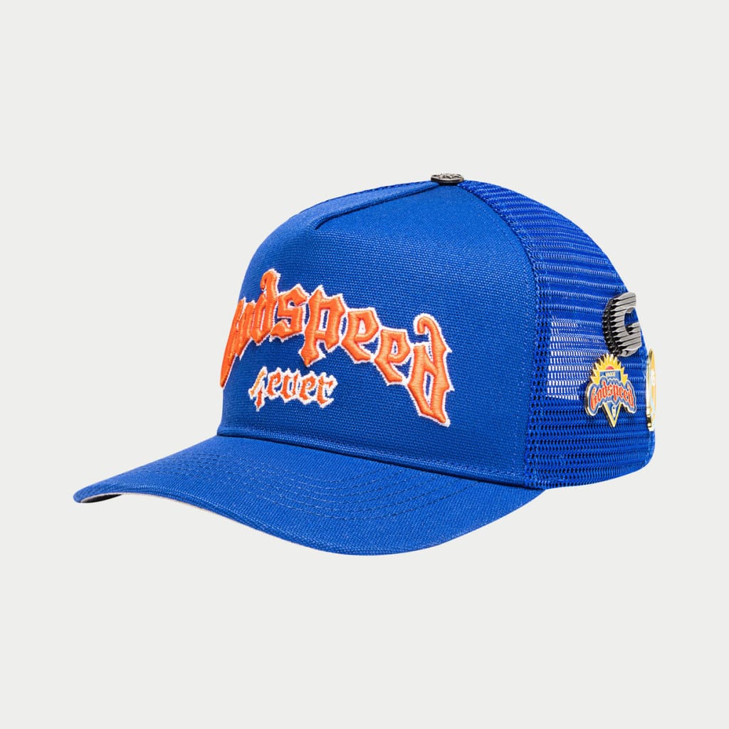 Godspeed GS Forever Trucker Hat (Blue / Orange)
