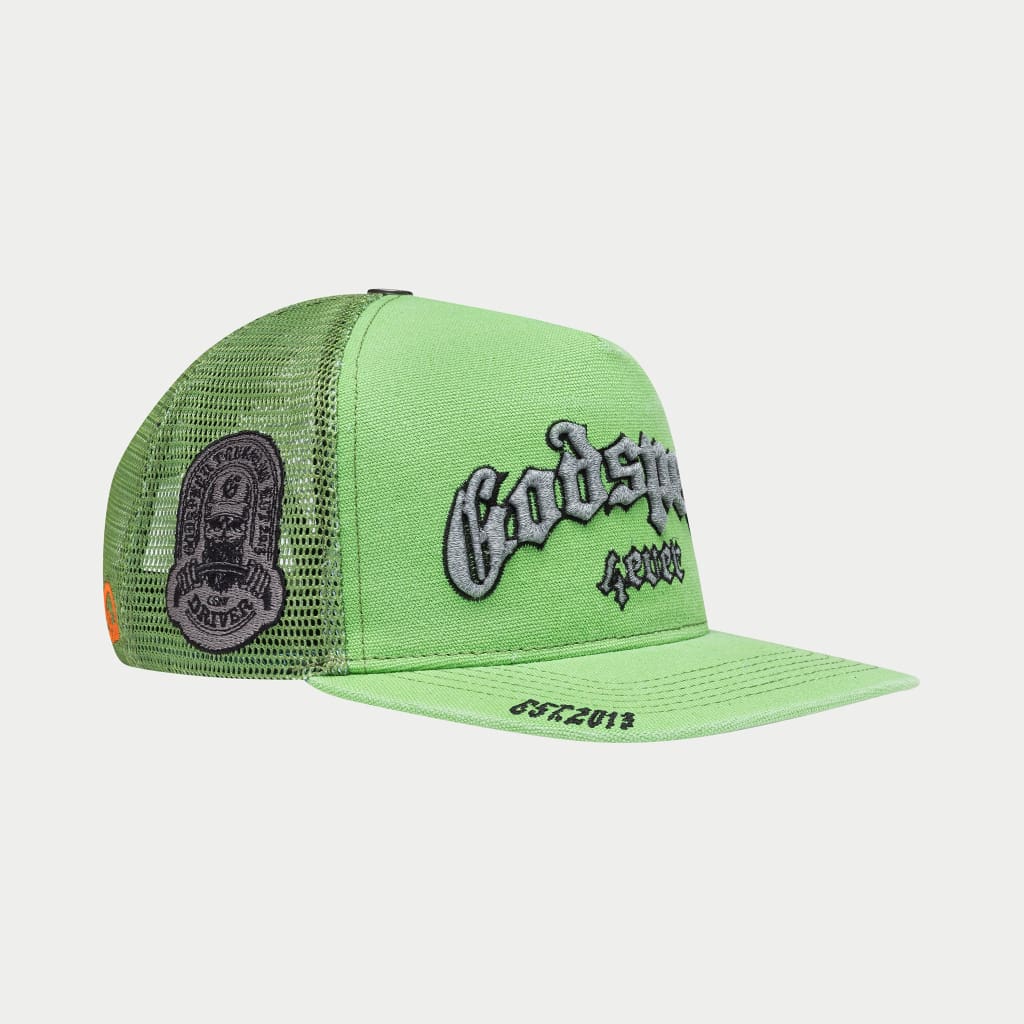 Godspeed GS Forever Trucker Hat (Lime Washed)
