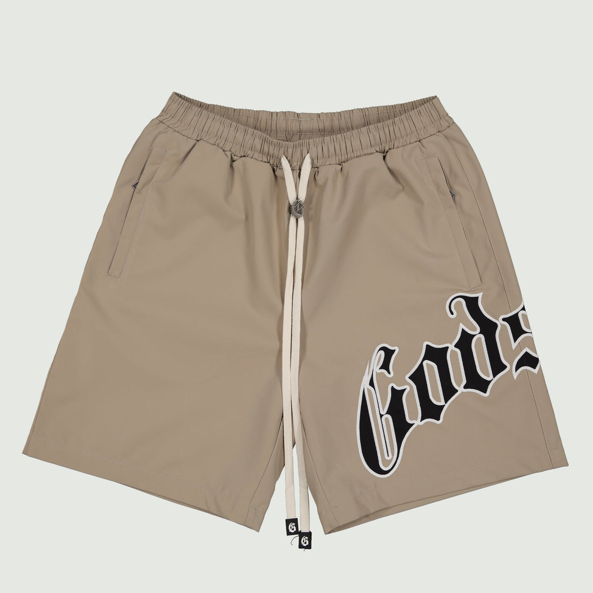 Godspeed OG Logo Nylon Shorts (Sand)