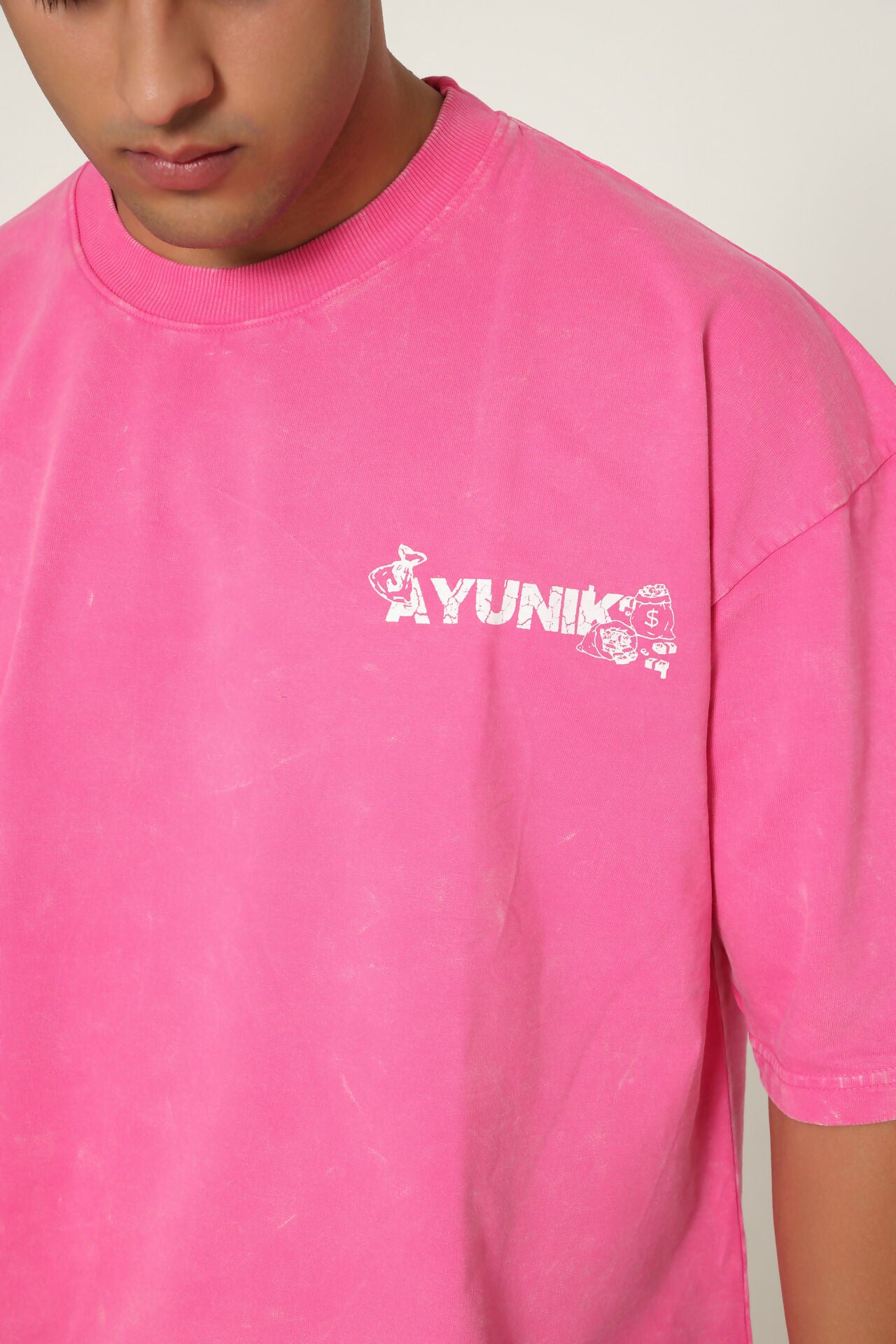 CASH CREED TEE ( HOT PINK )