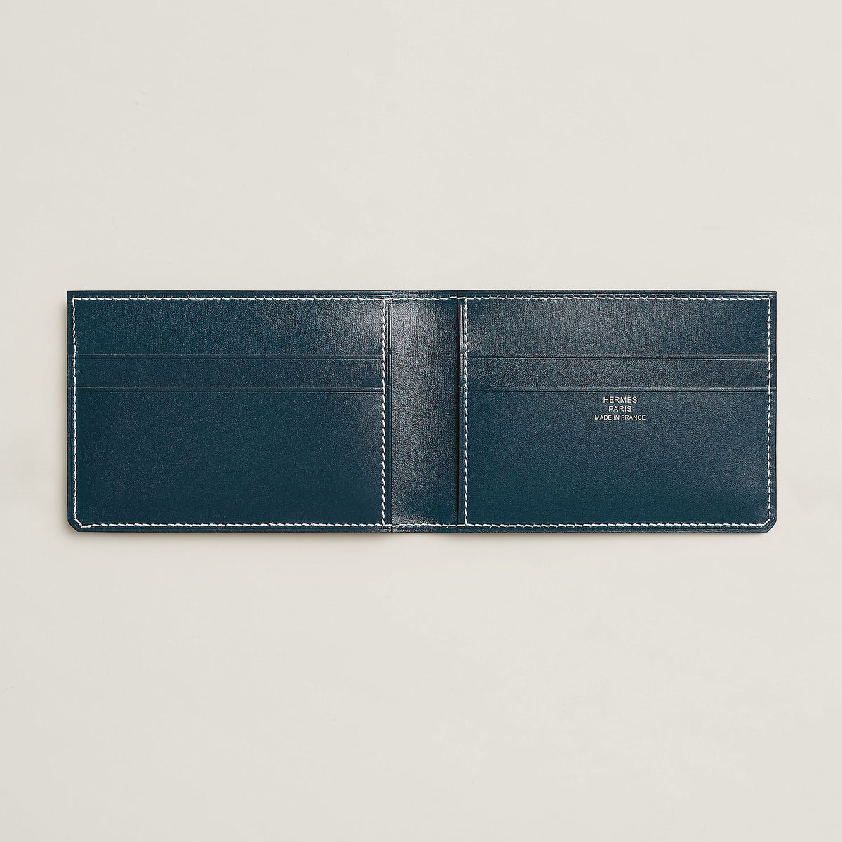 Hermes H Sellier Card Holder Bleu De Prusse