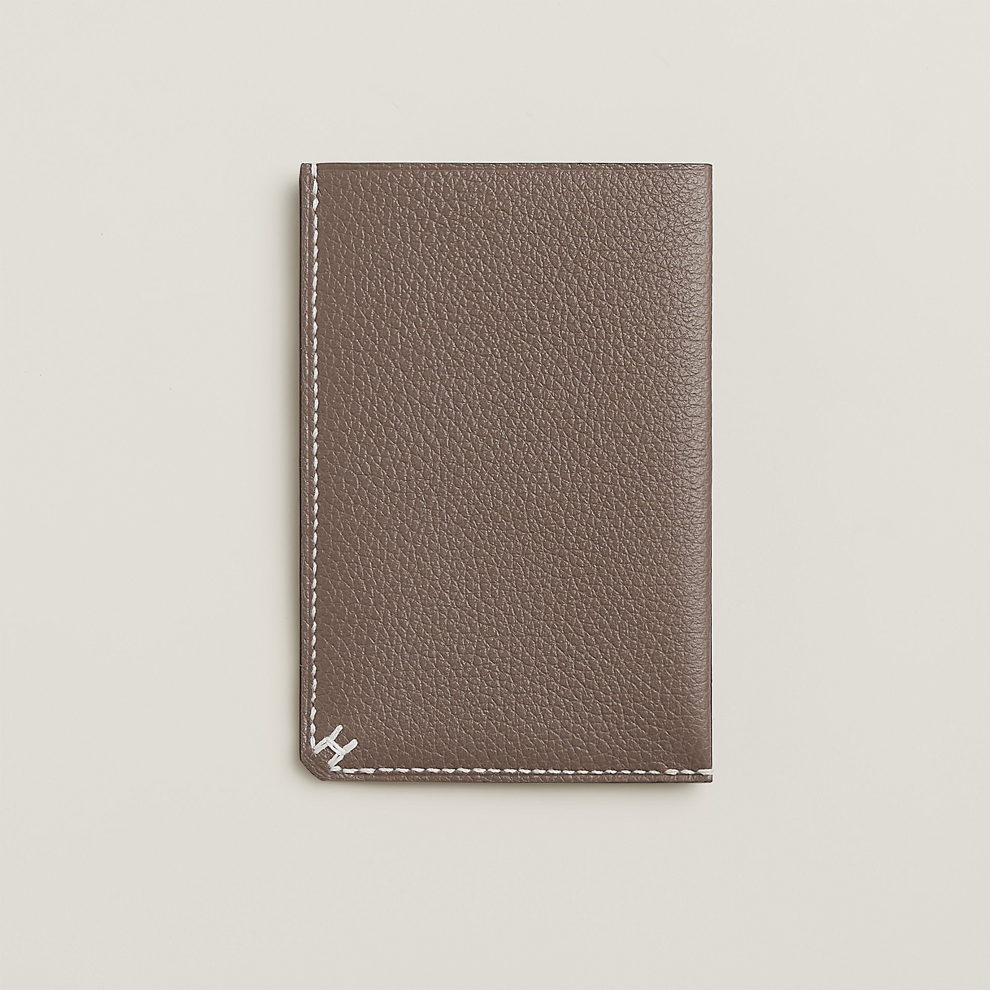 Hermes H Sellier Card Holder Toupe