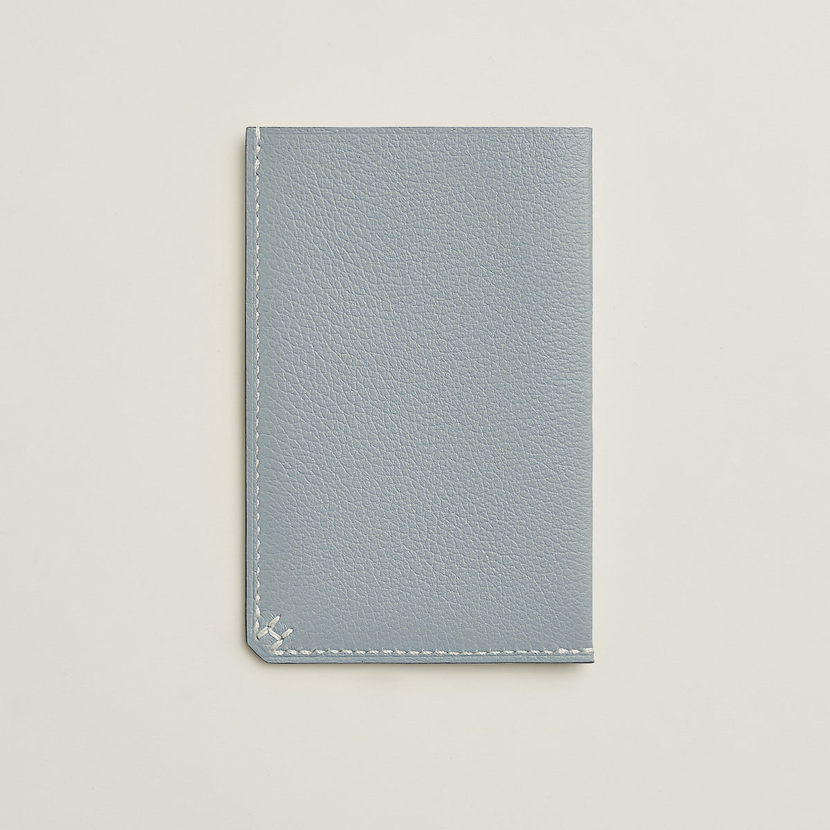 Hermes H Sellier Card Holder Bleu Glacier