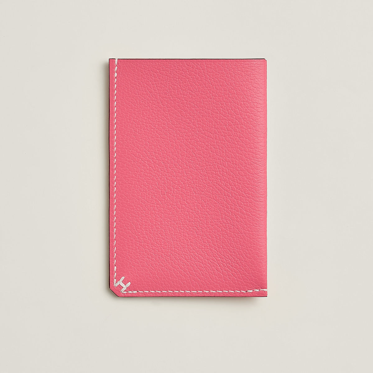 Hermes H Sellier Card Holder Rose Azale
