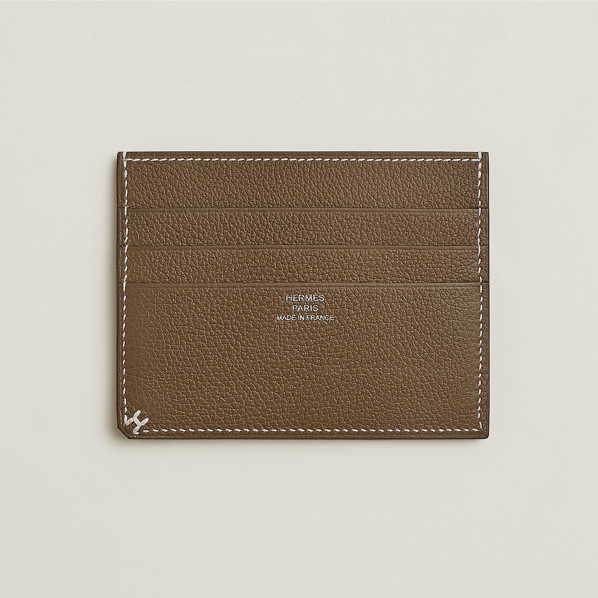 Hermes H Sellier Card Holder Toundra