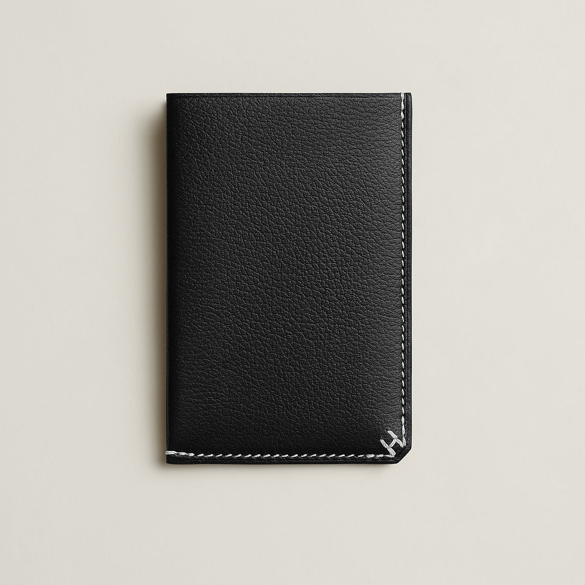 Hermes H Sellier Card Holder Noir