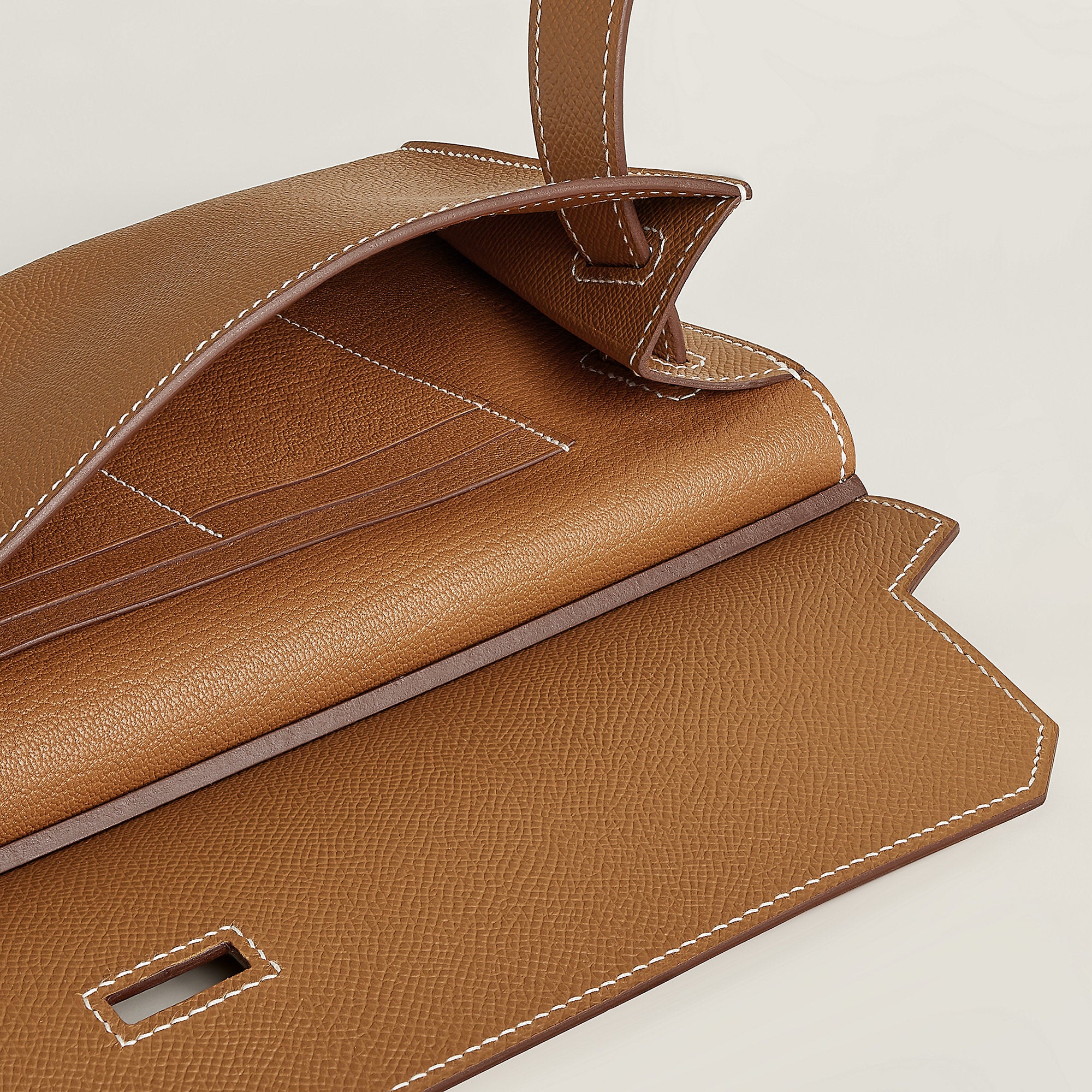 Hermes Hacademi Pouch Gris Tain