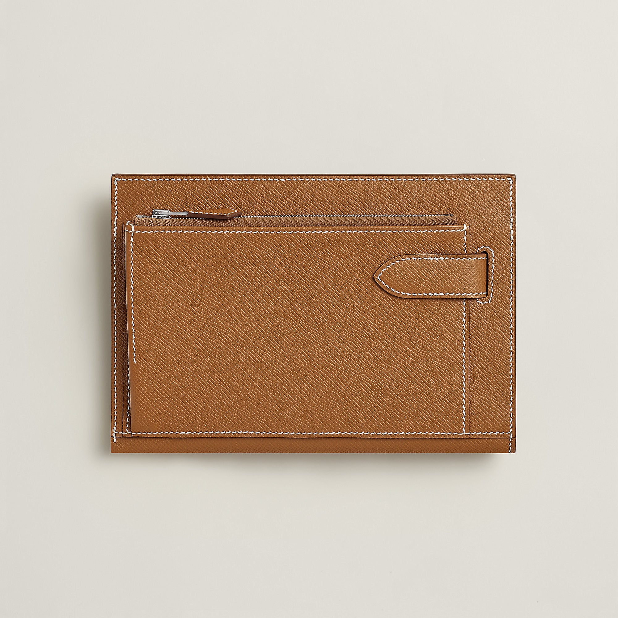Hermes Hacademi Pouch Gris Tain