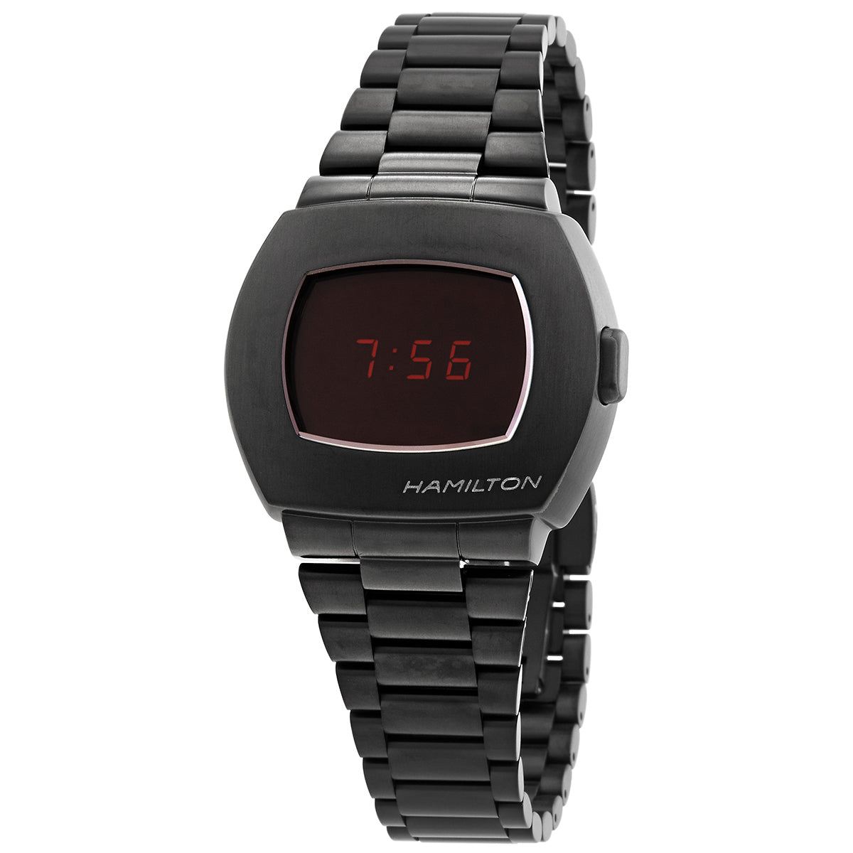 Hamilton American Classic Psr Quartz Digital Black Dial Mens Watch