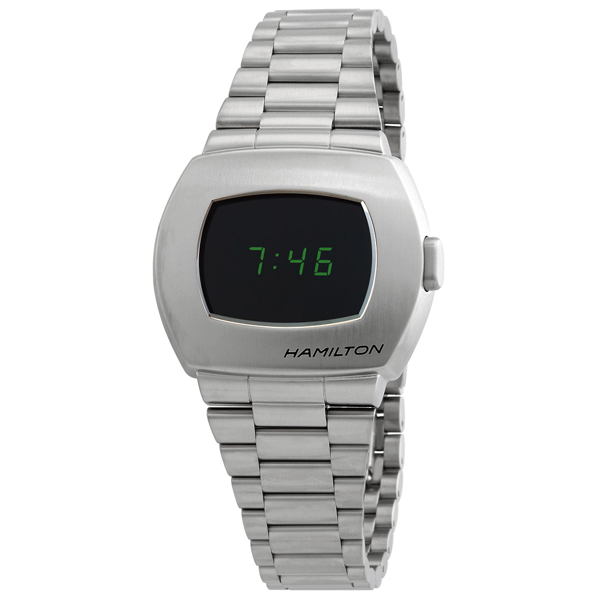 Hamilton American Classic Psr Quartz Digital Black Dial Mens Watch