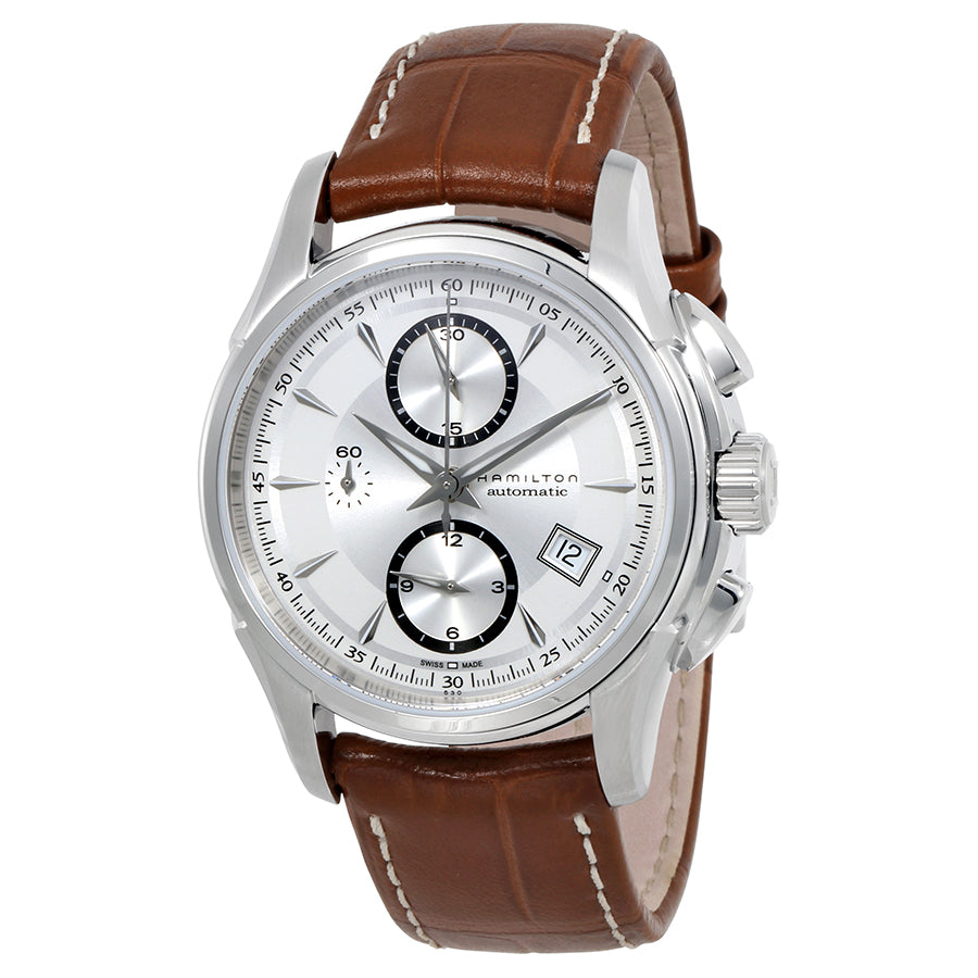 Hamilton Jazzmaster Automatic Chronograph Silver Dial Mens Watch