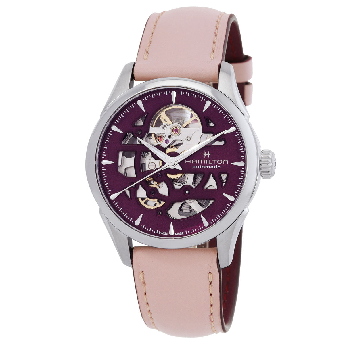 Hamilton Jazzmaster Automatic Purple Dial Women's Watch
