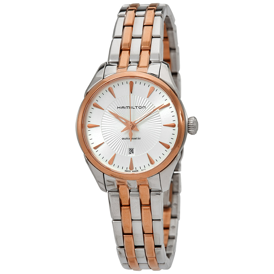 Hamilton Jazzmaster Automatic Silver Dial Women's Two Tone Watch