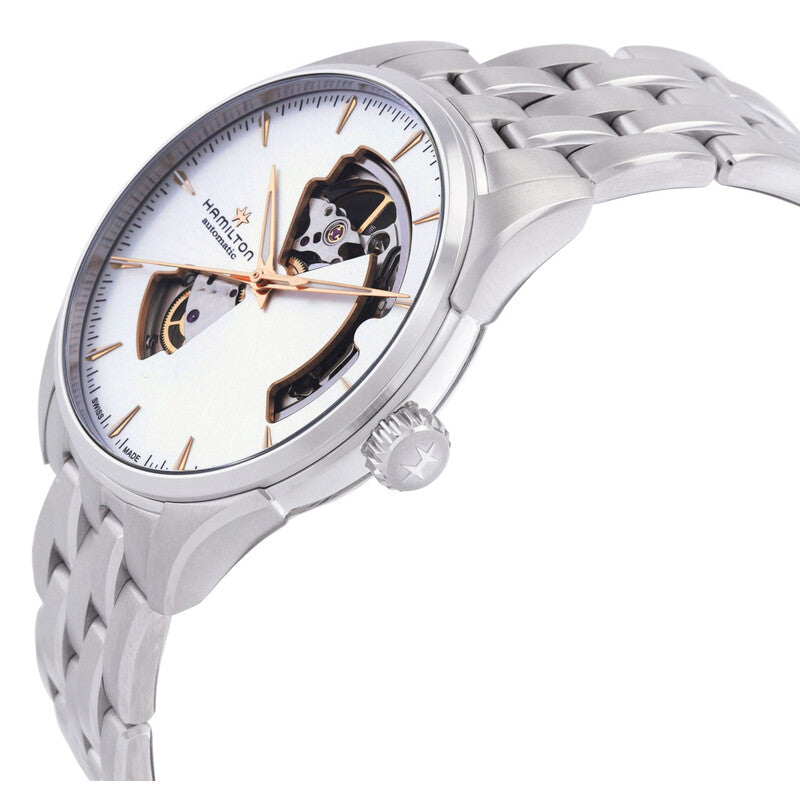Hamilton Jazzmaster Open Heart Auto Automatic Silver Dial Watch