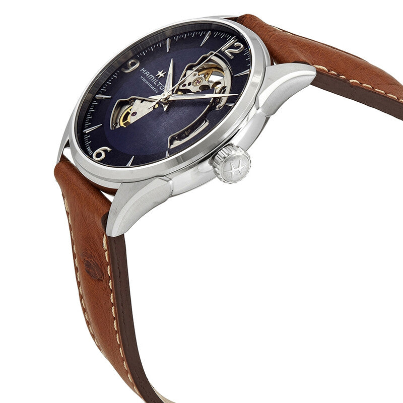 Hamilton Jazzmaster Open Heart Automatic Blue Dial Mens Watch