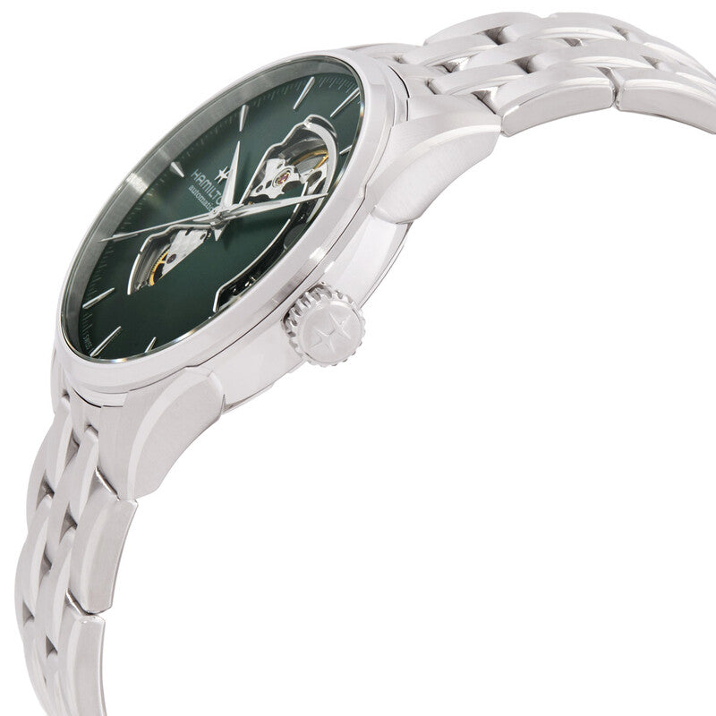 Hamilton Jazzmaster Open Heart Automatic Green Dial Mens Watch