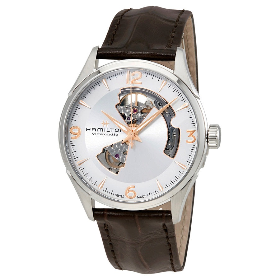 Hamilton Jazzmaster Open Heart Silver Dial Mens Watch