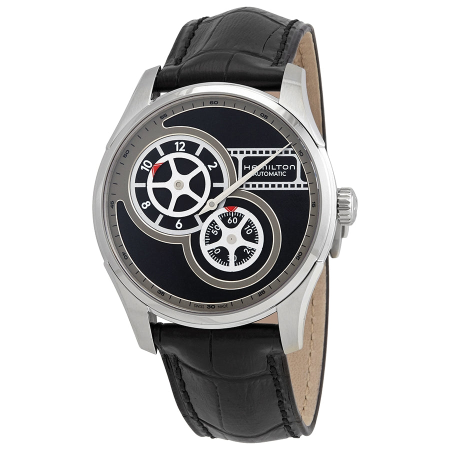 Hamilton Jazzmaster Regulator Cinema Automatic Black Dial Mens Watch