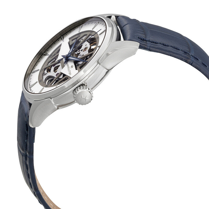 Hamilton Jazzmaster Skeleton Auto Automatic White Dial Mens Watch